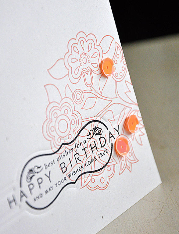 Stamps: Fancy Folk Art &amp; Everyday Photo Finishers<br />
Ink: Melon Berry &amp; Black<br />...