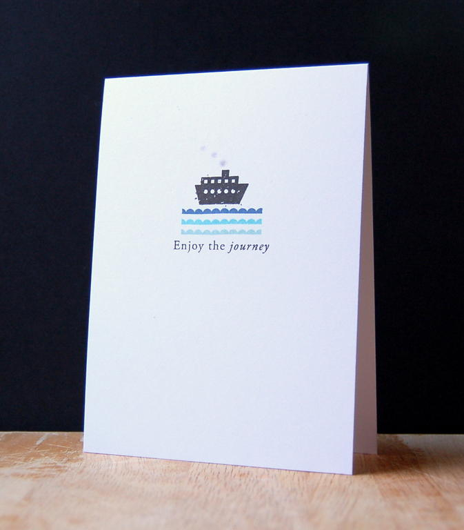 Cardstock: white<br />
Stamps: Destination, Faux Ribbon<br />
Ink: black, enchanted evening,...