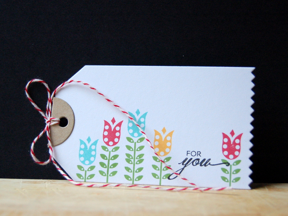 Cardstock: kraft, white<br />
Stamps: Fancy Folk Art, Bells &amp; Boughs<br />
Ink: new leaf,...