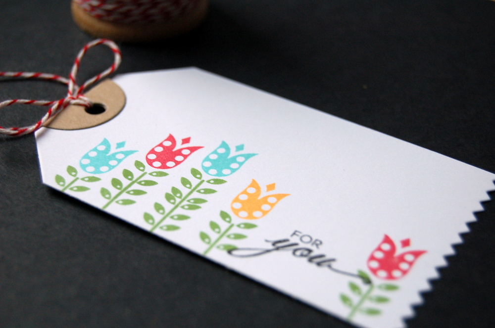 Cardstock: kraft, white<br />
Stamps: Fancy Folk Art, Bells &amp; Boughs<br />
Ink: new leaf,...