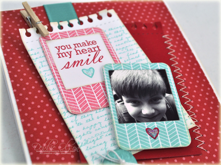 Stamps: Framed Out #12, Background Basics: Text Style<br />
Ink: Pure Poppy, Hawaiian Shores,...