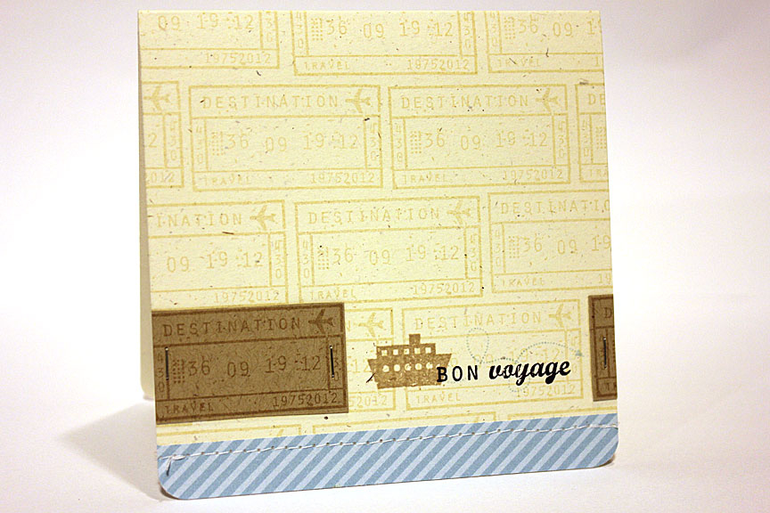 size: 4 1/4&quot; x 4 1/4&quot;<br />
<br />
stamps: Destination<br />
<br />
ink: Fine...