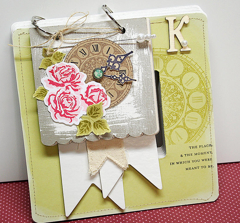 STAMPS: Hands of Time<br />
INK: Sweet Blush, Pure Poppy, Classic Kraft, True Black, Spring...