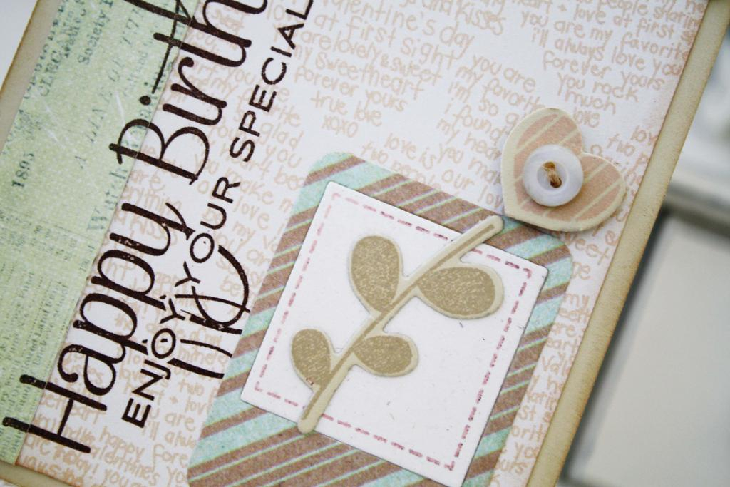 Happy Birthday card<br />
<br />
Papertrey Ink Supplies Used:<br />
<br />
Stamps:<br />...