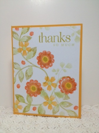 Embroidered Blooms Yellow