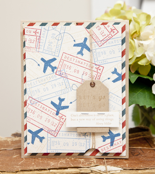 Supplies<br />
<br />
Stamps: Destination<br />
Ink: Pure Poppy, Classic Kraft, Enchanted...