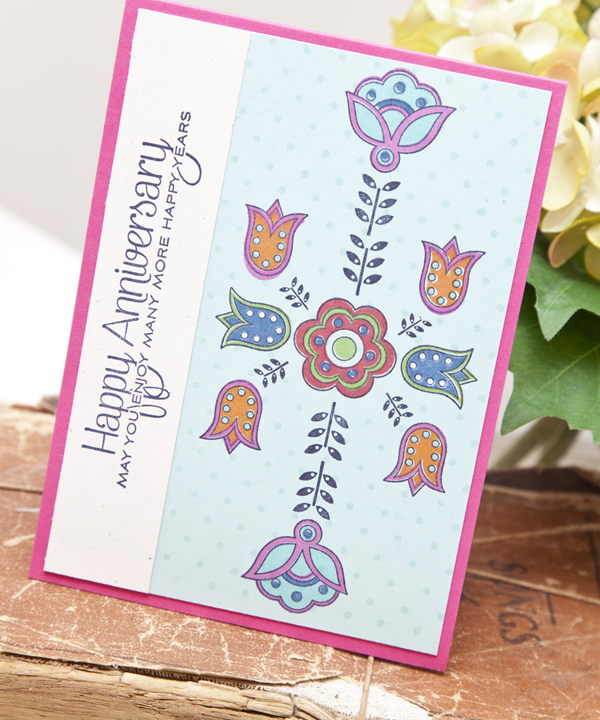 Supplies<br />
<br />
Stamps: Fancy Folk Art, Think Big Favorites #24, Polka Dot Basics<br />...