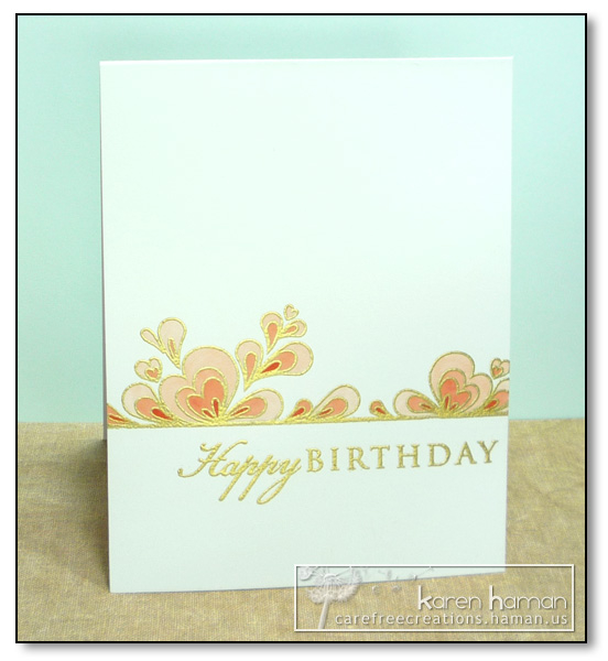 Supplies<br />
All supplies Papertrey Ink unless otherwise noted.<br />
Stamps: Quilled...