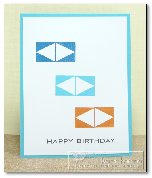 Supplies<br />
Stamps: Square Prints, Birthday Basics (PTI);<br />
Ink/Card Stock: White...