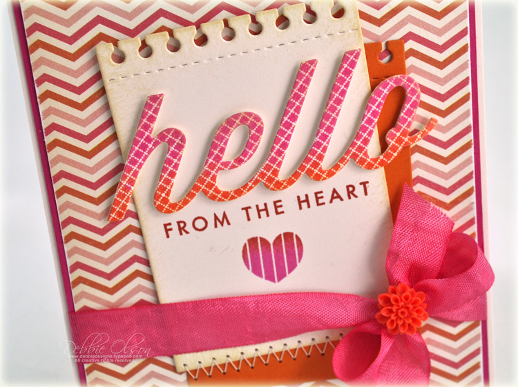Stamps: Wonderful Words: Hello, Heart-2-Heart #11<br />
Patterned Paper: October Afternoon...