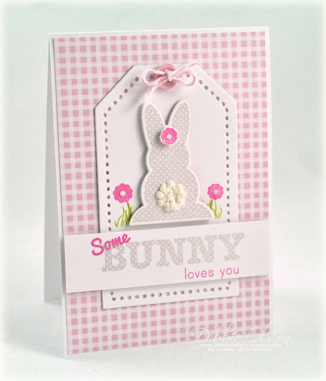 Stamps: Polka Dot Parade #1, Love Lives Here (grass stamp)<br />
Patterned paper: Sweet Blush...