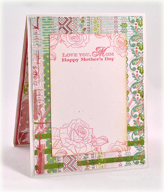 Stamps: Boutique Borders: Mother, Year of Flowers Collection (inside)<br />
Cardstock: Rustic...
