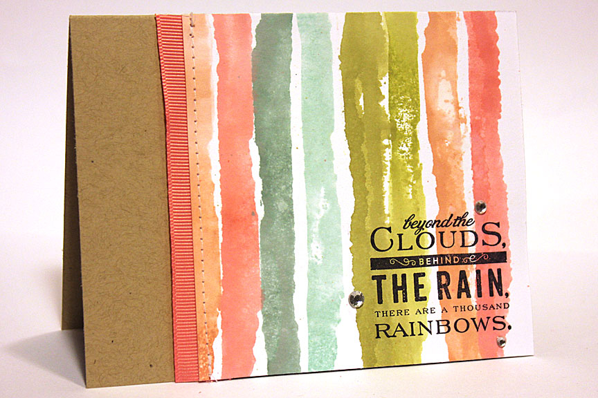 size: 5 1/2&quot; x 4 1/4&quot;<br />
<br />
stamps: Watercolor Wonder, Movers &amp; Shakers...