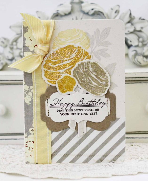 Papertrey Ink Supplies Used:<br />
Stamps:<br />
Cutting Garden<br />
Ink:<br />
Soft Stone,...