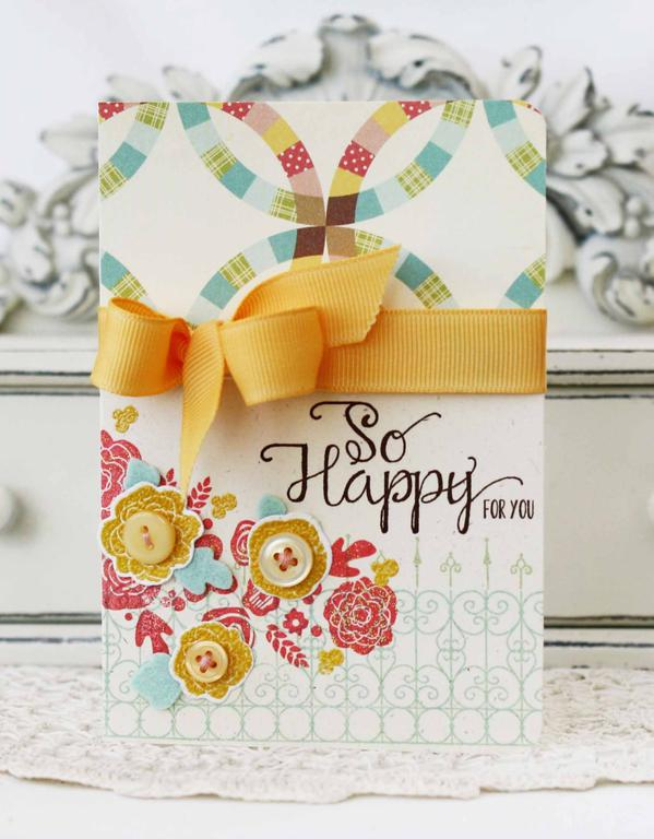 Papertrey Ink Supplies Used:<br />
Stamps:<br />
Mini Blooms, Fanciful Finials<br />
<br />...