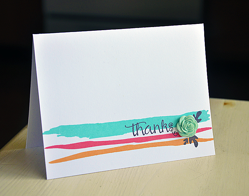 Stamps: Watercolor Wonder &amp; Mini Blooms<br />
Ink: Hawaiian Shores, Berry Sorbet, Melon...
