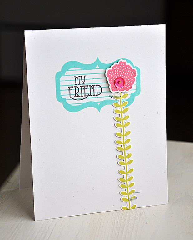 Stamps: My Monther, My Friend<br />
Ink: Limeade Ice, Smokey Shadow, Berry Sorbet &amp; Hero...