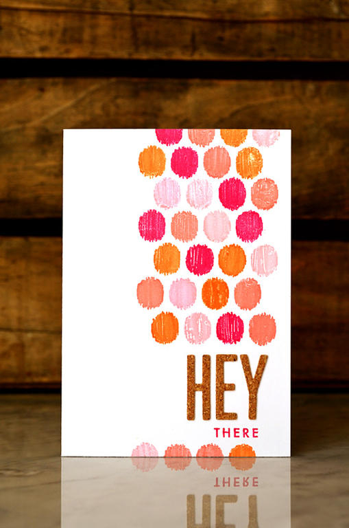 {Hey, There} card <br />
<br />
Stamps - Irresistibly Ikat, Wonderful Words: Hello<br />
Die...