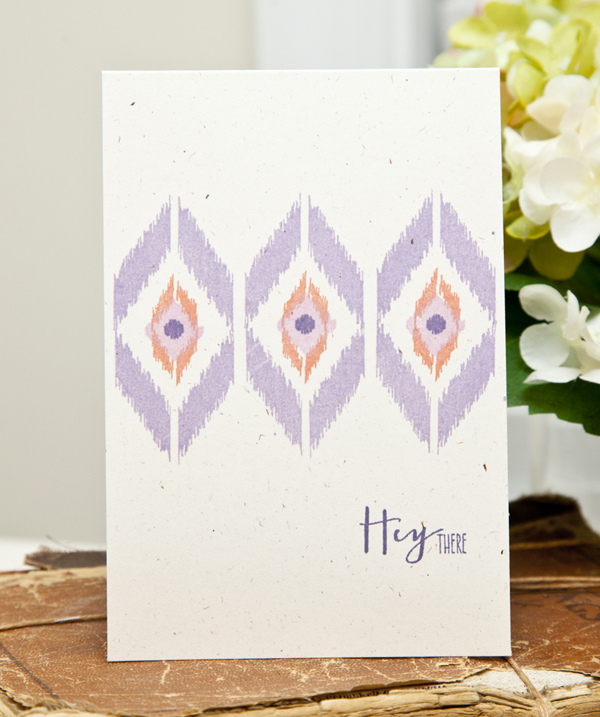 Supplies<br />
<br />
Stamps: Irresistibly Ikat<br />
Ink: Winter Wisteria, Melon Berry, Plum...