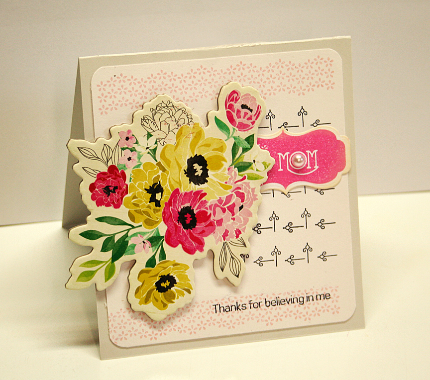 STAMPS: My Mother, My Friend, Fanciful Finials<br />
INK: True Black, Sweet Blush ink,...