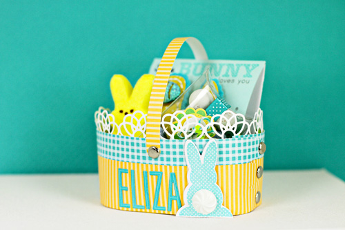 Stamps: Polka Dot Parade #1, Headline Alphabet<br />
Dies: Favor It Box #9, Polka Dot Parade...