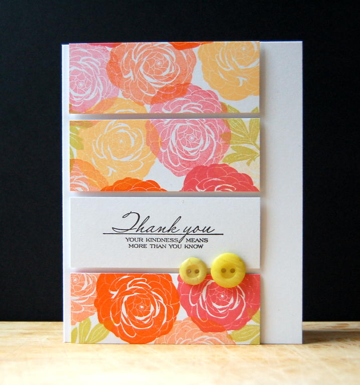 Cardstock: white<br />
Stamps: Cutting Garden<br />
Ink: berry sorbet, orange zest, harvest...