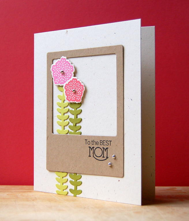 Cardstock: white, kraft, limeade ice, simply chartreuse<br />
Stamps: My Mother, My Friend<br...