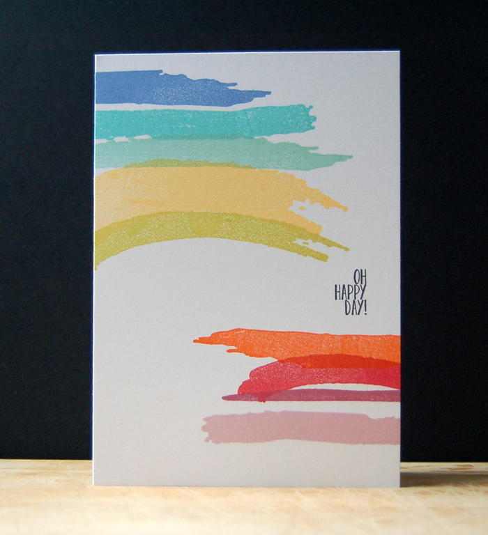 Cardstock: white<br />
Stamps: Watercolor Wonder, Mini Blooms<br />
Ink: pure poppy, orange...