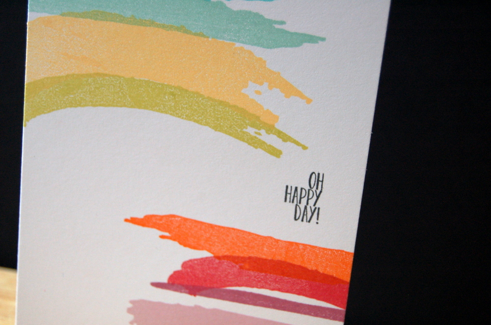 Cardstock: white<br />
Stamps: Watercolor Wonder, Mini Blooms<br />
Ink: pure poppy, orange...
