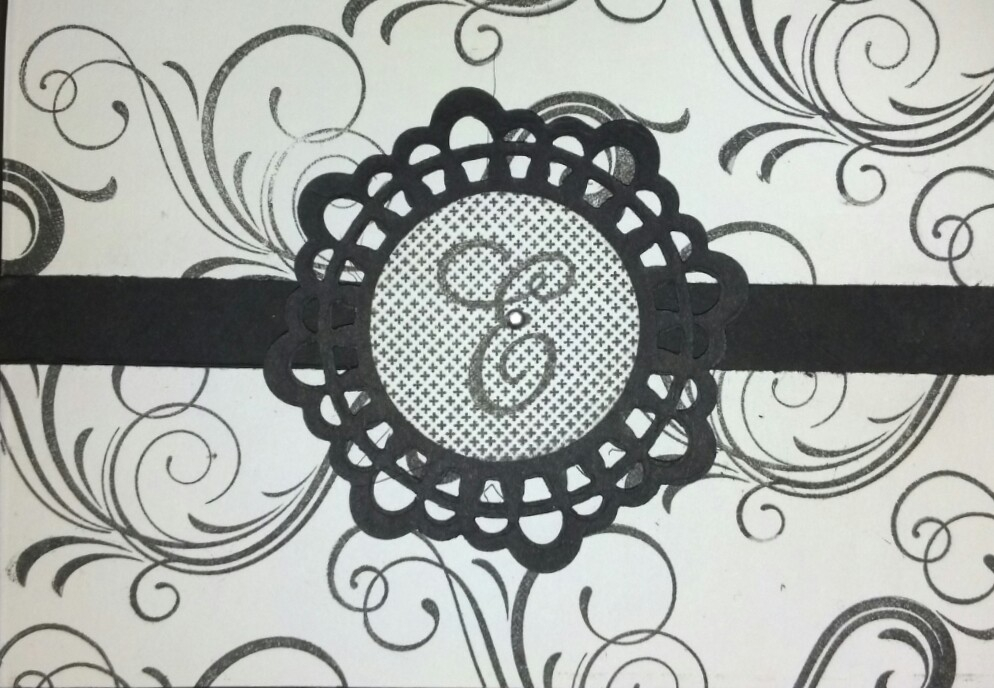 Monogrammed Notecard