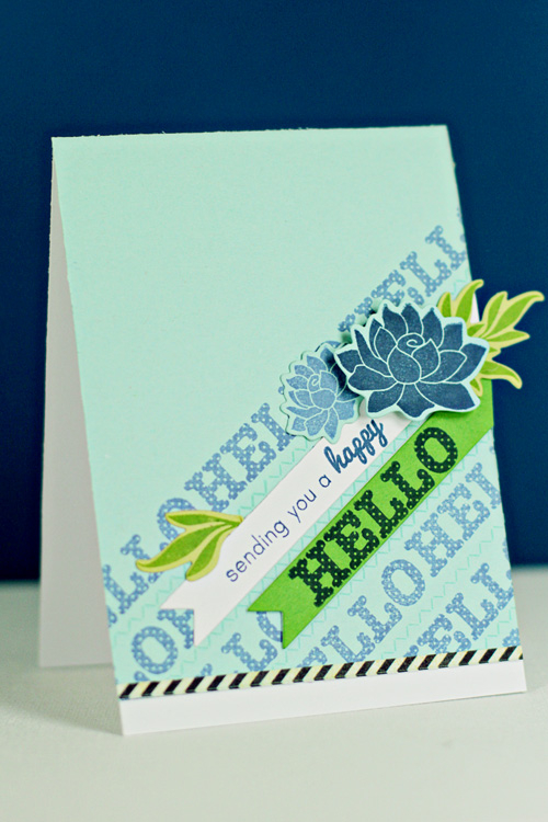 Stamps: Polka Dot Parade #2, Sew Simple Borders, Daydreamer<br />
Paper: Aqua Mist, New Leaf,...