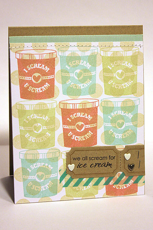 size: 4 1/4&quot; x 5 1/2&quot;<br />
<br />
stamps: Comfort Foods, Comfort Foods Additions,...