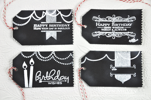 Paper: smokey shadow<br />
Stamps: Boutique Borders: Birthday, To You From Me, Birthday...