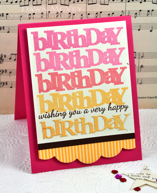 Paper: rustic cream, dark chocolate, raspberry fizz, summer sunrise pattern pack<br />
Stamps:...