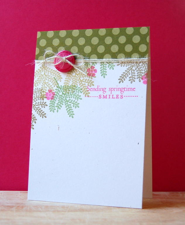 Cardstock: rustic white<br />
Patterned paper: ripe avocado patterned paper pack<br />
Stamps:...