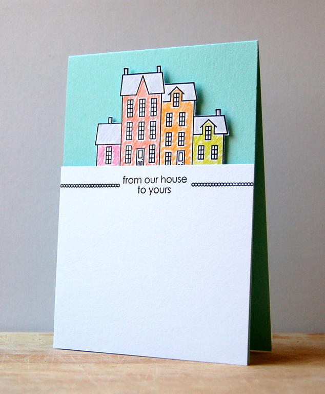 Cardstock: white, aqua mist<br />
Stamps: Spring Hills, Winter Hills, Comfort Food Additions,...