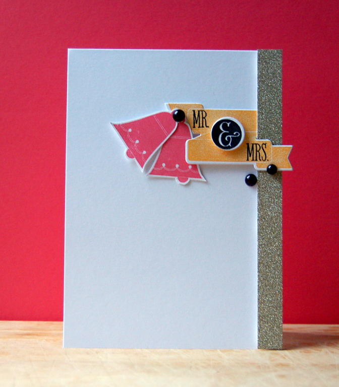 Cardstock: white<br />
Specialty paper: American Crafts (POW Glitter paper)<br />
Stamps:...
