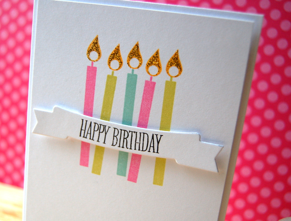 Cardstock: white<br />
Stamps: Birthday Style, Bountiful Banners<br />
Ink: summer sunrise,...