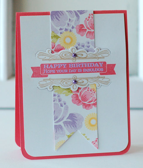 stamps:  boutique borders: birthday, bountiful banners, rosie posie, rosie posie step 2<br />...