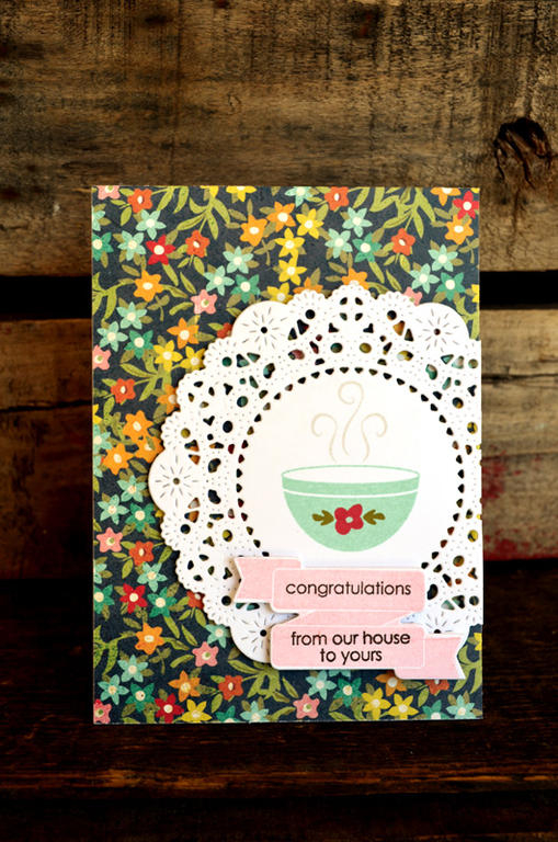 {Congratulations} card<br />
<br />
Stamps - Comfort Food Additions, Bountiful Banners,...