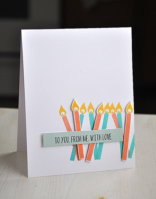 Stamps: Birthday Style and Mini Blooms<br />
Ink: Hawaiian Shores, Melon Berry, Summer Sunrise...