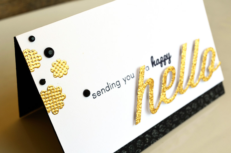 {Happy Hello} card<br />
<br />
Stamps - Polka Dot Parade #2, Polka Dot Basics II<br />
Die -...