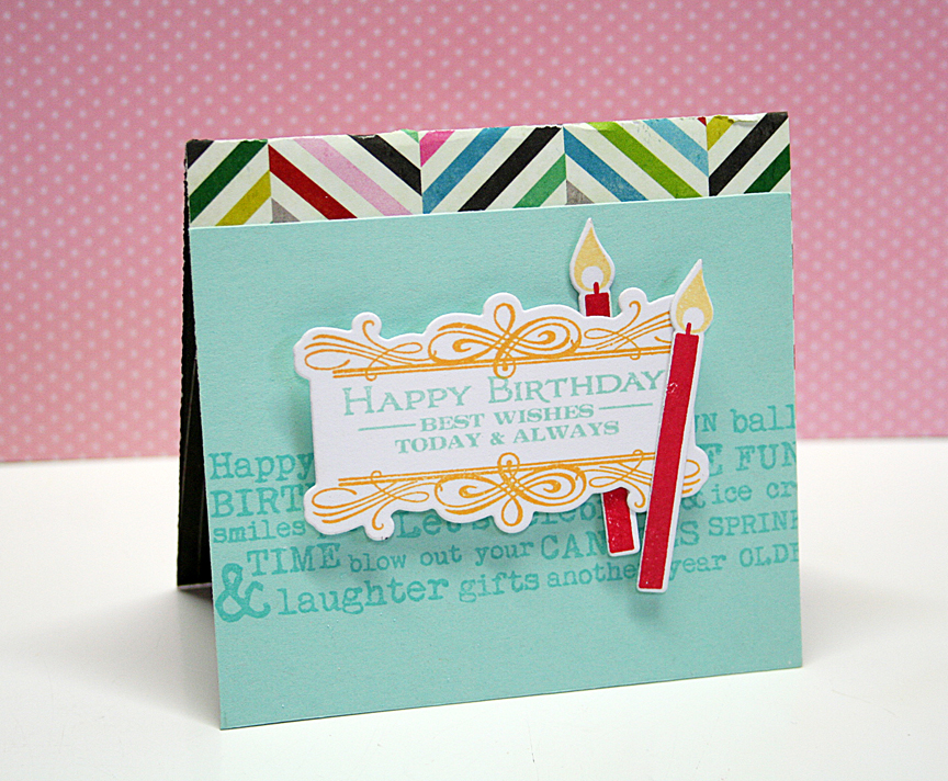 STAMPS:  Boutique Style: Birthday, Birthday Style, Background Basics: Birthday stamps<br />...