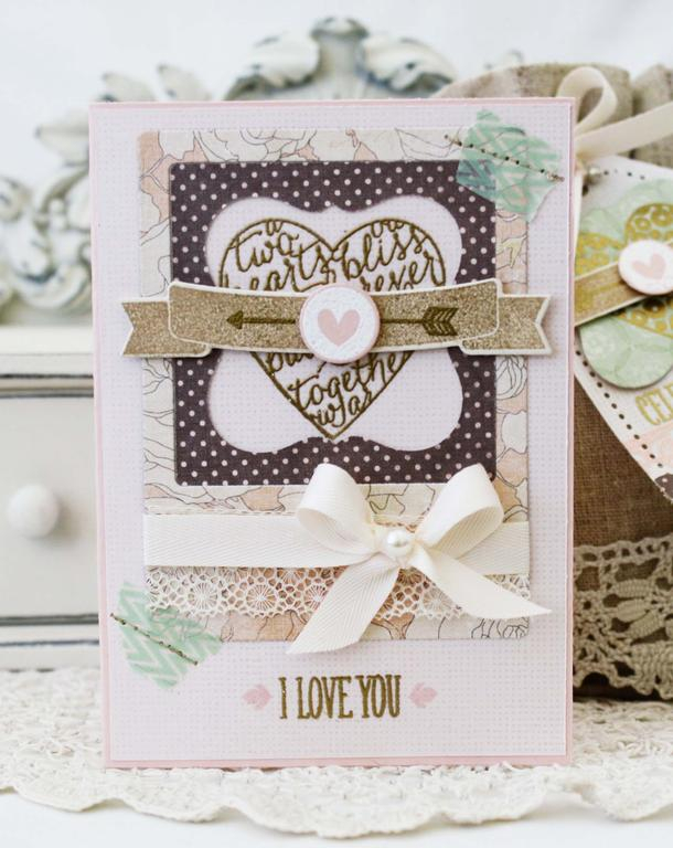 Papertrey Ink Supplies Used:<br />
Stamps:<br />
Bountiful Banners, Love &amp; Marriage<br />...