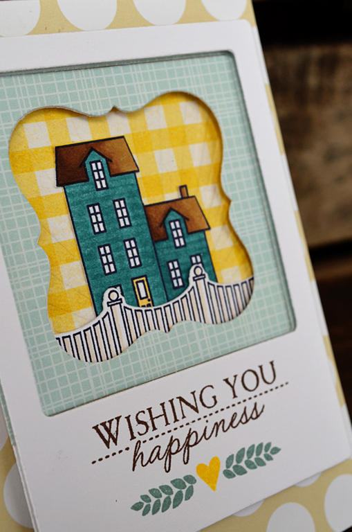 {Wishing You Happiness} card <br />
<br />
Stamps - Spring Hills, Mini Blooms, Boards &amp;...