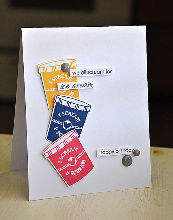 Stamps: Comfort Food &amp; Comfort Food Additions<br />
Ink: Hero Arts Pale Tomato, Navy,...