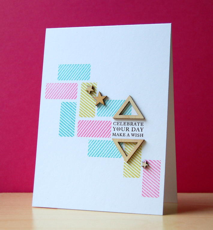 Cardstock: white<br />
Stamps: Stylish Sentiments: Birthday<br />
Ink: hibiscus burst,...