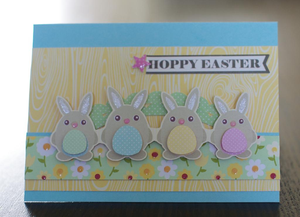 For this card, I totally went with Betsy&#039;s idea.<br />
I needed an easter card so I dug...