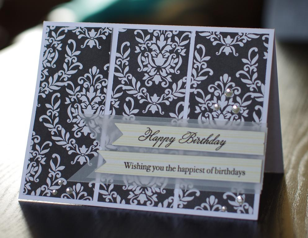 For this card, I have used some 12x12 patterned paper that I have been hoarding for years, but I...