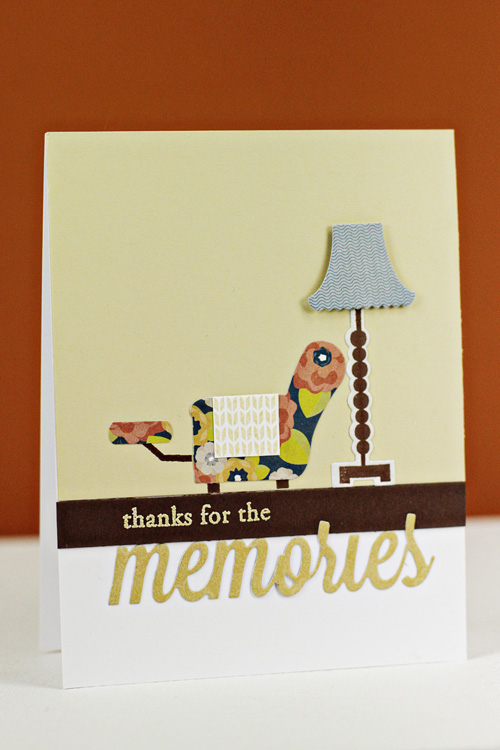 Stamps: Polka Dot Parade #3, Lighten Up, Wonderful Words: Memories, BB: Striped Sweater<br />...